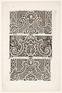 Designs for Headboards by Daniel Marot, French, active in the Netherlands and England, 1661–1752