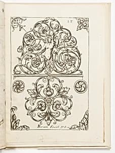 Designs for Ornament by Hugues Brisville, French, active ca. 1663