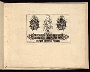 Designs for Ornament by Briceau, French, 16..–17..
