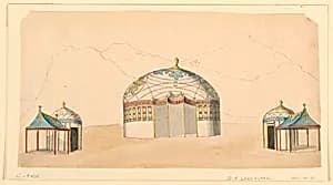 Designs for Pavilions by Frederick Crace, English, 1779–1859