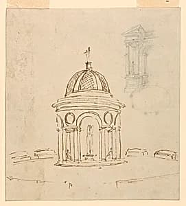 Designs for Two Fountains by Carlo Francesco Barabino, Italian, 1768 – 1835