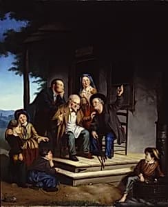 Discussion at the Continental Arms by Frederick William Billing