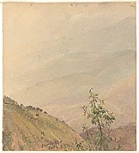 Distant Hills, Jamaica by Frederic Edwin Church, American, 1826–1900