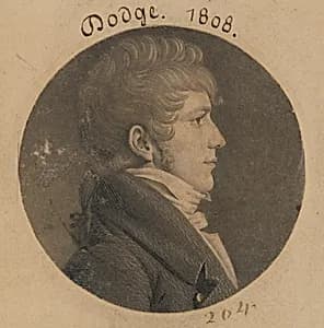 Dodge by Charles Balthazar Julien Févret de Saint-Mémin, 12 Mar 1770 - 23 Jun 1852