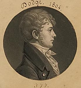 Dodge by Charles Balthazar Julien Févret de Saint-Mémin, 12 Mar 1770 - 23 Jun 1852