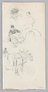 Donkey by Robert Frederick Blum, American, 1857–1903