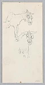 Donkey by Robert Frederick Blum, American, 1857–1903