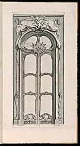 Door Design by Jean-François-Antoine Boulanger, French?, active mid 18th century