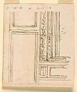 Door Wall Elevation by Giuseppe Barberi, Italian, 1746–1809
