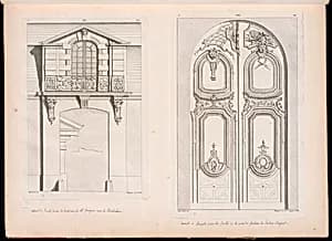 Doorway Designs by Gilles-Marie Oppenord, French, 1672–1742