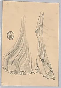Drapery Study by Francis Augustus Lathrop, (American, 1849–1909)