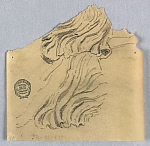 Drapery Study by Francis Augustus Lathrop, (American, 1849–1909)