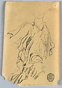 Drapery Study by Francis Augustus Lathrop, (American, 1849–1909)