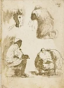 Drawing by S. Conca, Italian, n.d.