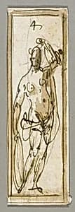 Drawing by Federico Zuccaro, Italian