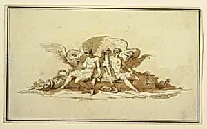 Drawing by Felice Giani, Italian, 1758–1823