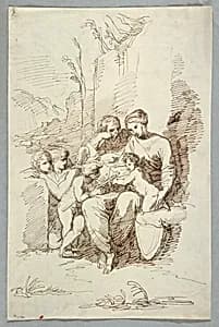 Drawing by Felice Giani, Italian, 1758–1823