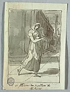 Drawing by Felice Giani, Italian, 1758–1823