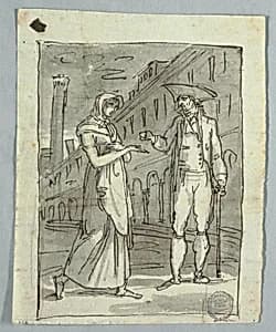 Drawing by Felice Giani, Italian, 1758–1823