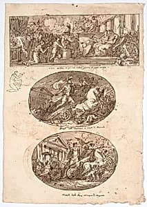 Drawing by Felice Giani, Italian, 1758–1823