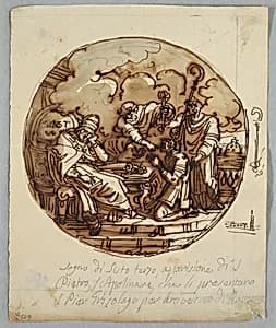 Drawing by Felice Giani, Italian, 1758–1823