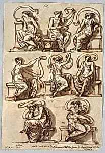 Drawing by Felice Giani, Italian, 1758–1823