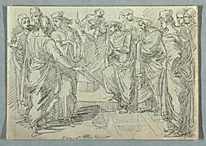 Drawing by Felice Giani, Italian, 1758–1823
