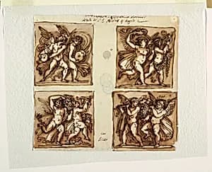 Drawing by Felice Giani, Italian, 1758–1823