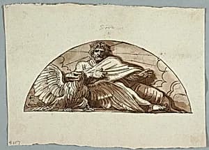 Drawing by Felice Giani, Italian, 1758–1823