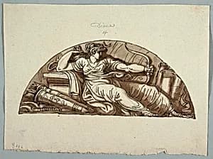 Drawing by Felice Giani, Italian, 1758–1823