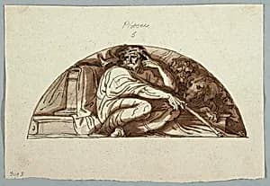 Drawing by Felice Giani, Italian, 1758–1823