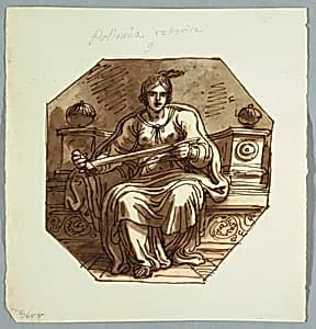 Drawing by Felice Giani, Italian, 1758–1823