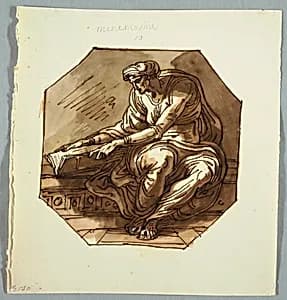 Drawing by Felice Giani, Italian, 1758–1823