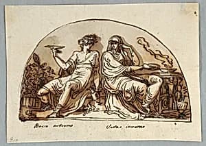 Drawing by Felice Giani, Italian, 1758–1823