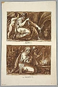 Drawing by Felice Giani, Italian, 1758–1823