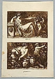 Drawing by Felice Giani, Italian, 1758–1823