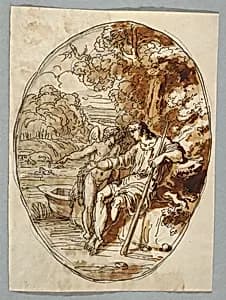 Drawing by Felice Giani, Italian, 1758–1823
