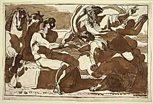 Drawing by Felice Giani, Italian, 1758–1823
