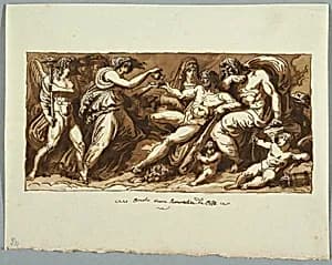 Drawing by Felice Giani, Italian, 1758–1823
