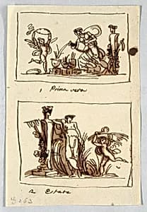 Drawing by Felice Giani, Italian, 1758–1823