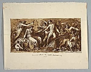 Drawing by Felice Giani, Italian, 1758–1823