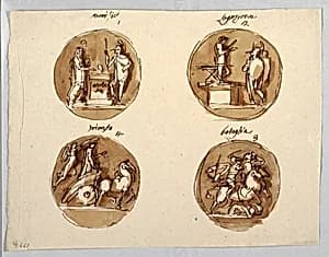 Drawing by Felice Giani, Italian, 1758–1823