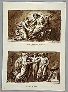 Drawing by Felice Giani, Italian, 1758–1823