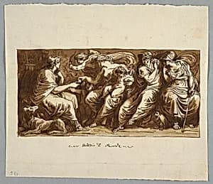Drawing by Felice Giani, Italian, 1758–1823
