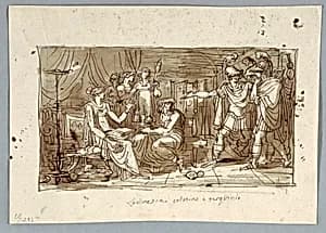 Drawing by Felice Giani, Italian, 1758–1823