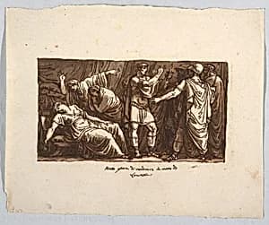 Drawing by Felice Giani, Italian, 1758–1823