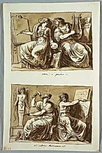 Drawing by Felice Giani, Italian, 1758–1823