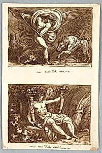 Drawing by Felice Giani, Italian, 1758–1823