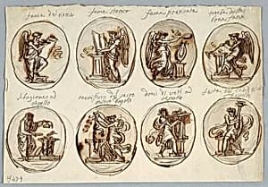 Drawing by Felice Giani, Italian, 1758–1823