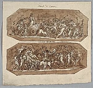Drawing by Felice Giani, Italian, 1758–1823